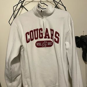 Wsu quarter zip up